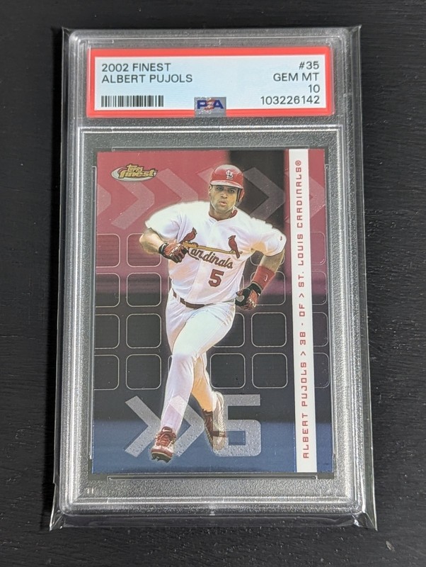2002 Topps Finest - Albert Pujols #35 PSA 10