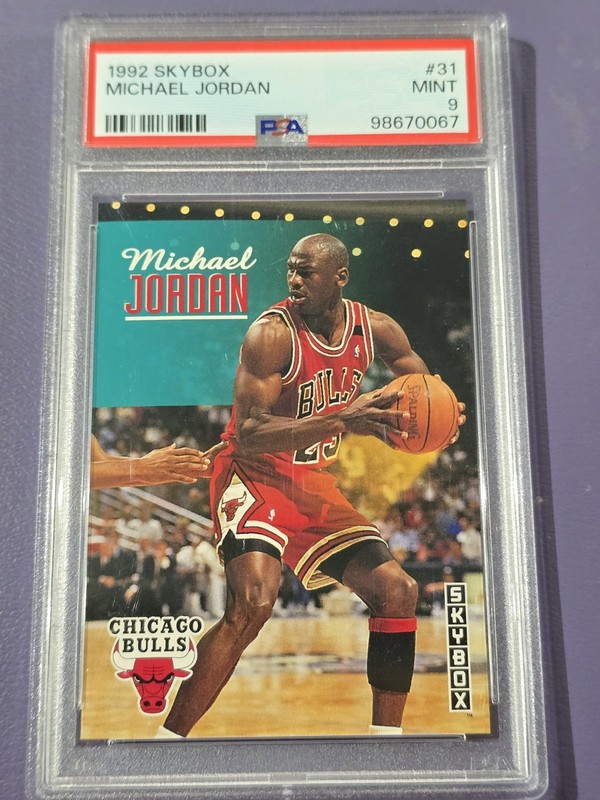 Michael Jordan 1992 Skybox PSA 9