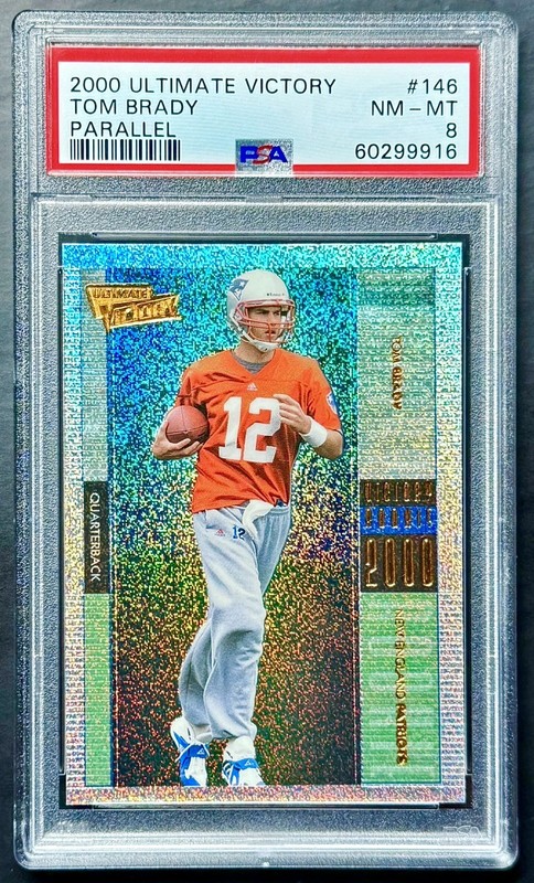 2000 UD Ultimate Victory TOM BRADY #146 Parallel Rookie RC PSA 8 NM-MT! Patriots