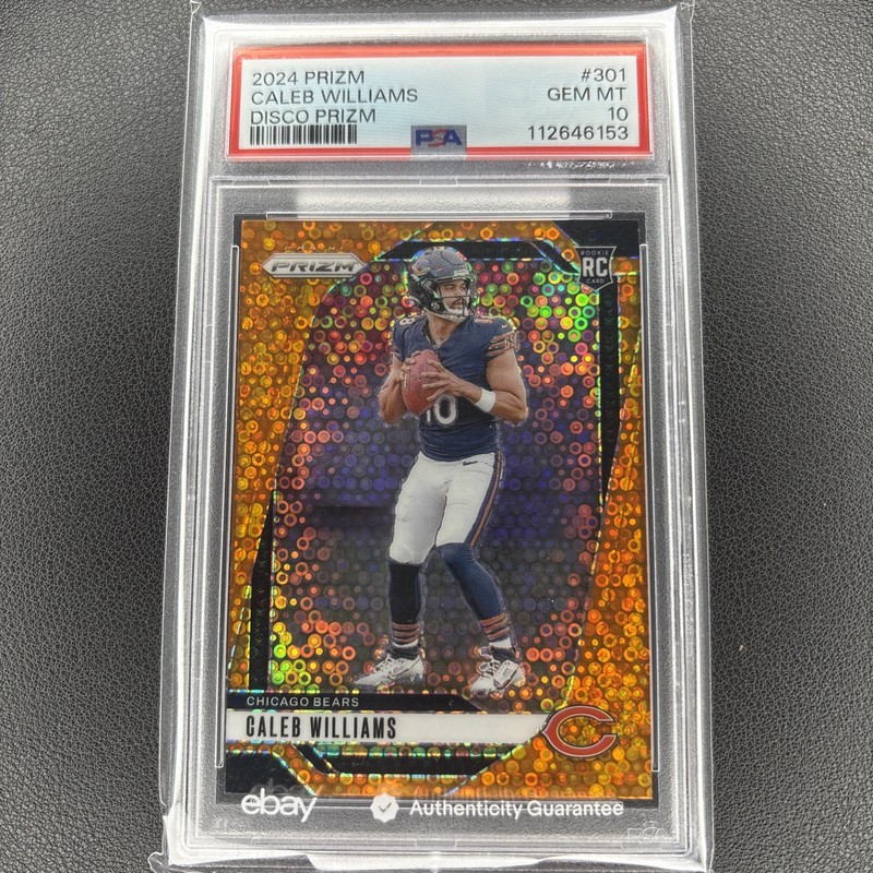 2024 Panini Prizm - Rookies Caleb Williams #301 Disco Prizm (RC) PSA 10 💎💎💎