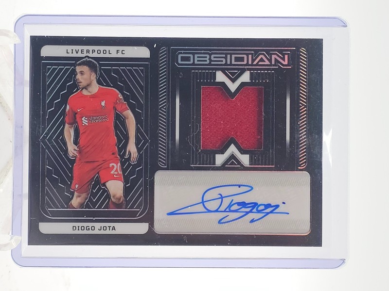 DIOGO JOTA 2022-23 PANINI OBSIDIAN JERSEY AUTO PATCH /165 #JA-DJO Q5332