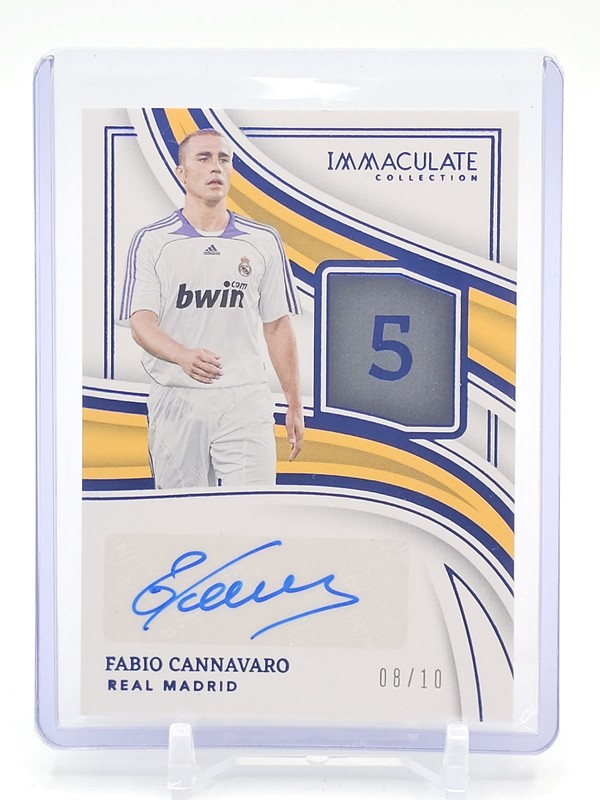 FABIO CANNAVARO 2023-24 IMMACULATE NUMBERS PATCH AUTO BLUE /10 #IN-FC Q5332