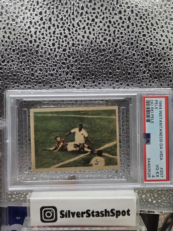 1964 instantaneos da vida do rei Pele #207 PSA 4 Pelé Brazil Goat 