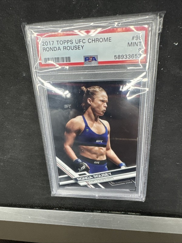 2017 Ronda Rousey Topps Ufc Chrome PSA 9 UFC MMA