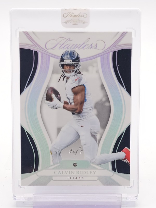 CALVIN RIDLEY 2025 FLAWLESS FOOTBALL 1/1 DIAMOND #53 Q6608