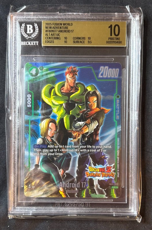 2025 DRAGON BALL SUPER CARD GAME FUSION WORLD NEW ADVENTURE ANDROID 17 BGS 10