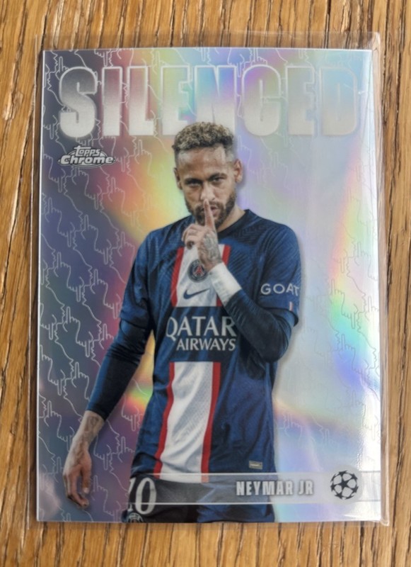 2025-26 Topps Chrome UCC - Silenced 💥 Neymar Jr #SHH-1 - Paris Saint-Germain