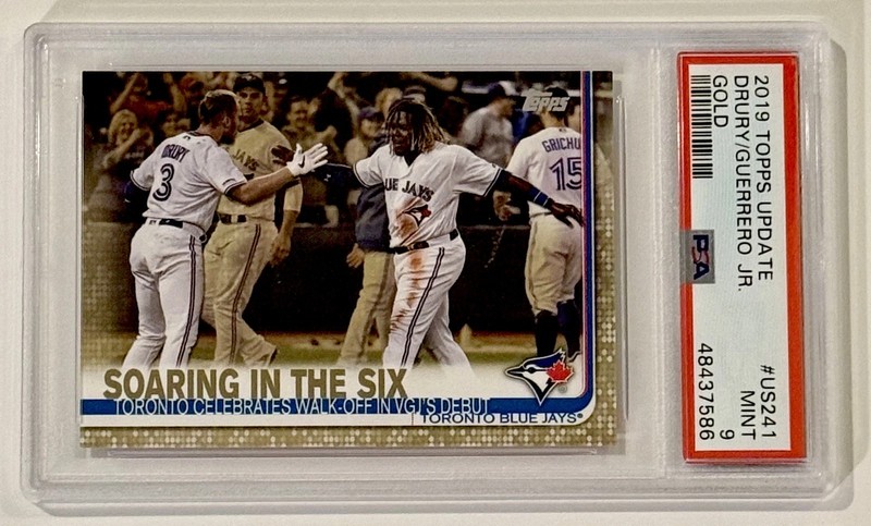2019 Topps Update GOLD Vladimir Guerrero Jr RC PSA 9 /2019 Numbered SP #US241 19