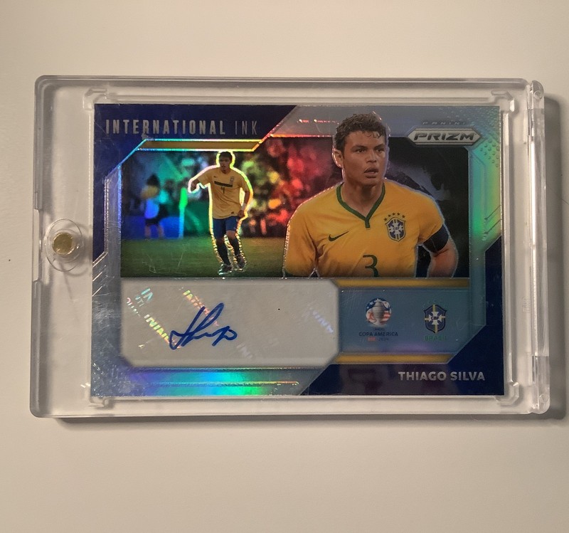 2024 Prizm Copa America International Ink Silver /99 Auto Thiago Silva - 🇧🇷  
