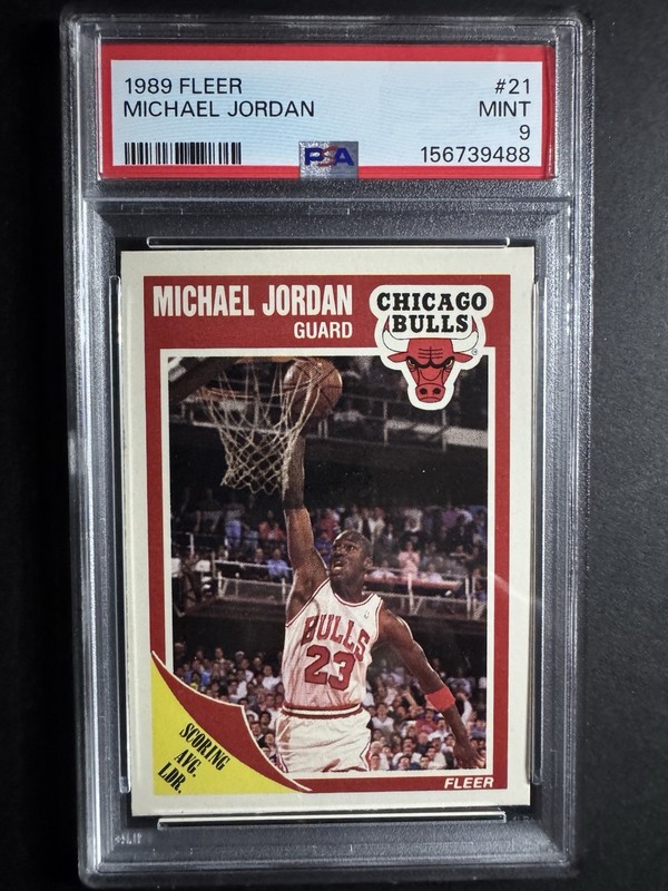 1989 Fleer Michael Jordan #1 PSA-9
