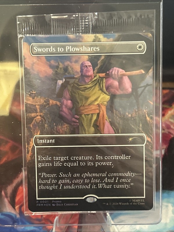 Magic the Gathering Swords to Plowshares PSA Magazine Promo Sealed