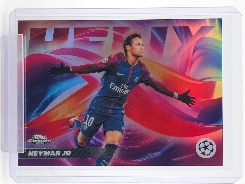 NEYMAR JR 2025-26 TOPPS CHROME UEFA HELIX #H-8 Q5332