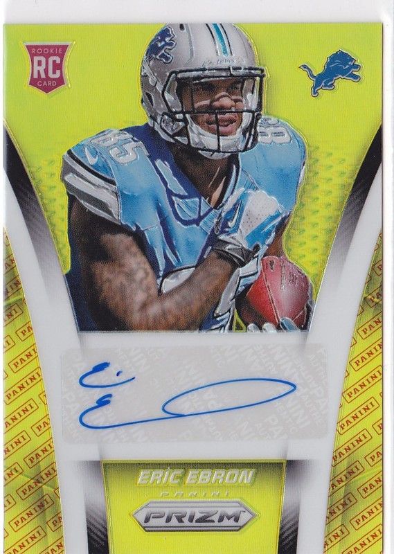 2014 Eric Ebron Prizm Gold  Auto  RC 72/100    #AR-EE (A1830)