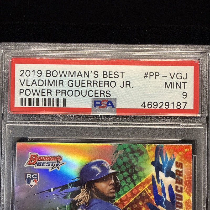 2019 Bowmans Best Vladimir Guerrero Jr Power Producers Atomic Ref PSA 9 view 2