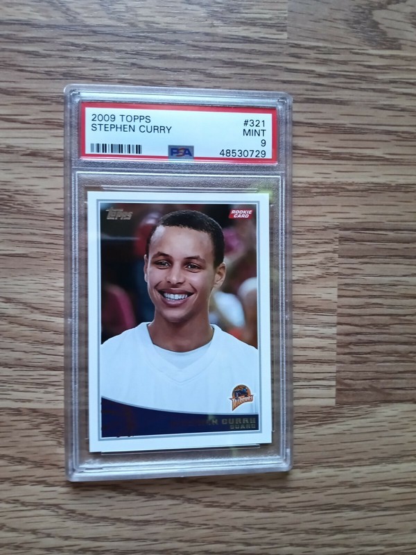2009 TOPPS STEPHEN CURRY RC #321  GRADE 9 PSA MINT GOLDEN STATE WARRIORS