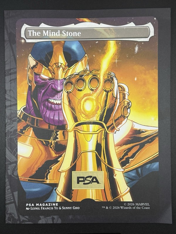 PSA Magazine Volume No. 26 Thanos Magic The Gathering May 2026 Issue Base Cover