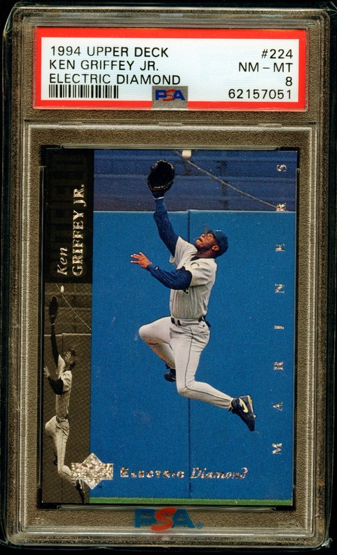1994 Upper Deck Electric Diamond Ken Griffey Jr. PSA 8 #224