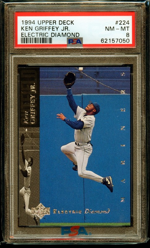 1994 Upper Deck Electric Diamond Ken Griffey Jr. PSA 8 #224