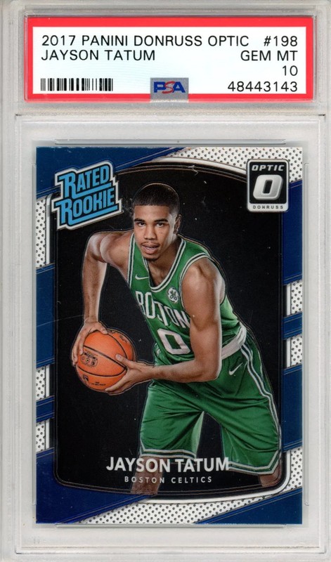 2017 Panini Donruss Optic Jayson Tatum #198 PSA 10