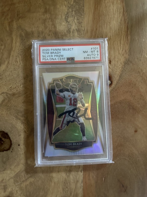 2020 Panini Select - Tom brady Auto (PSA) Authentic