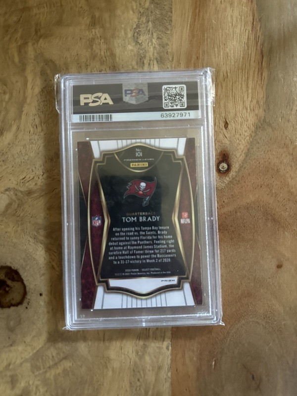 2020 Panini Select - Tom brady Auto (PSA) Authentic view 2