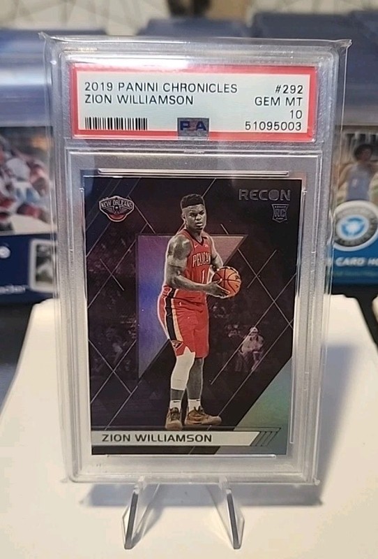 2019-20 Panini Chronicles RECON Zion Williamson Rookie #292 PSA 10 GEM MINT RC