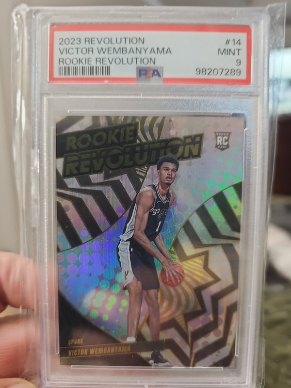 2023-24 Panini Revolution Rookie Revolution Victor Wembanyama RC - PSA 9 - SPURS