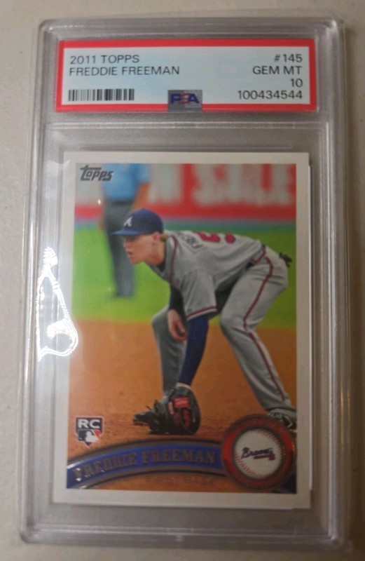 2011 Topps Freddie Freeman #145 RC Braves Rookie GEM-MT PSA 10