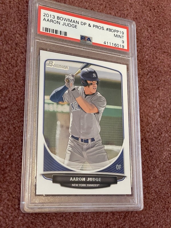 2013 Bowman Draft Picks & Prospects Aaron Judge #BDPP19 PSA 9 Mint