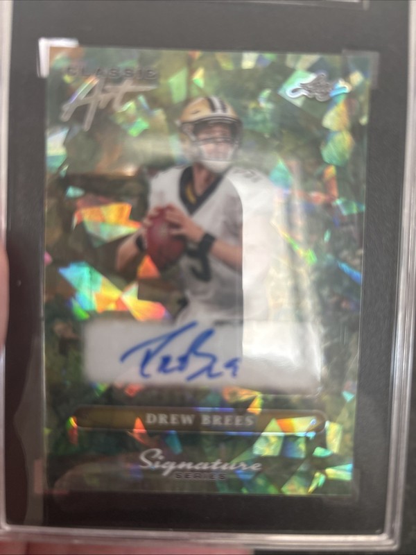 Drew Brees Auto 1/1 Sgc 10 Gem Classic Art view 2