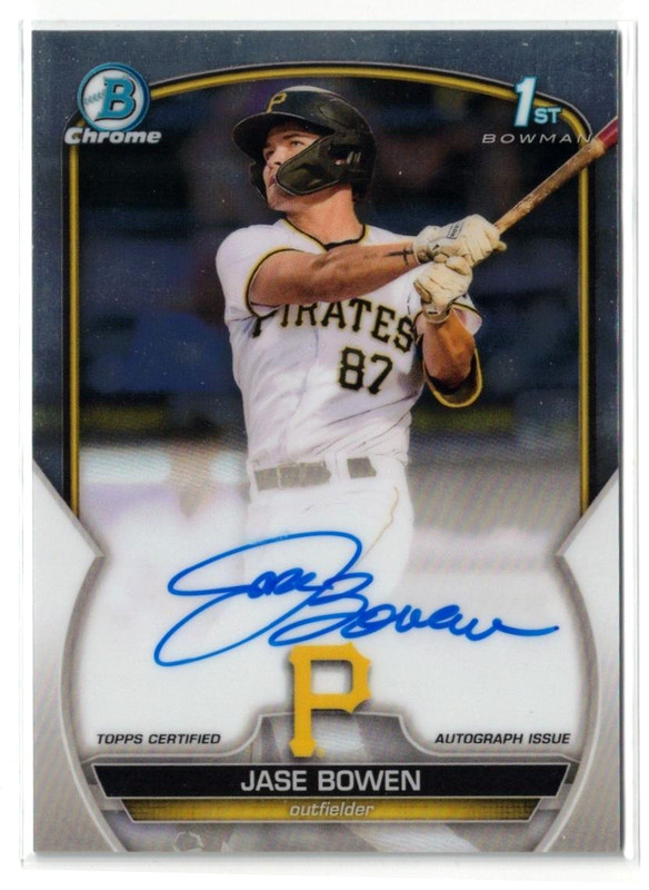 2023 1st Bowman Chrome RC AUTO Jase Bowen #CPA-JBN! Padres! Rookie! Autograph!
