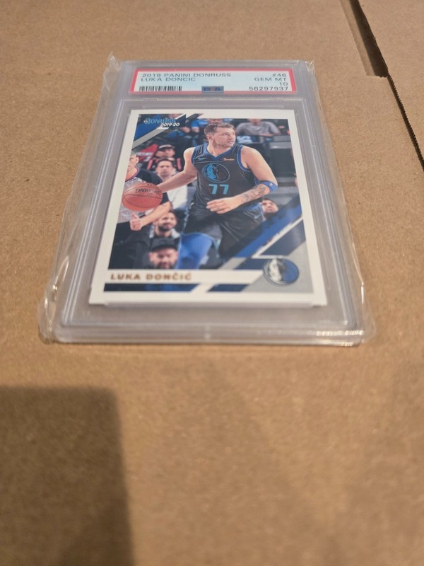 2019-20 Panini Donruss - Luka Dončić #46 - PSA 10 GEM MT - Mavericks view 2