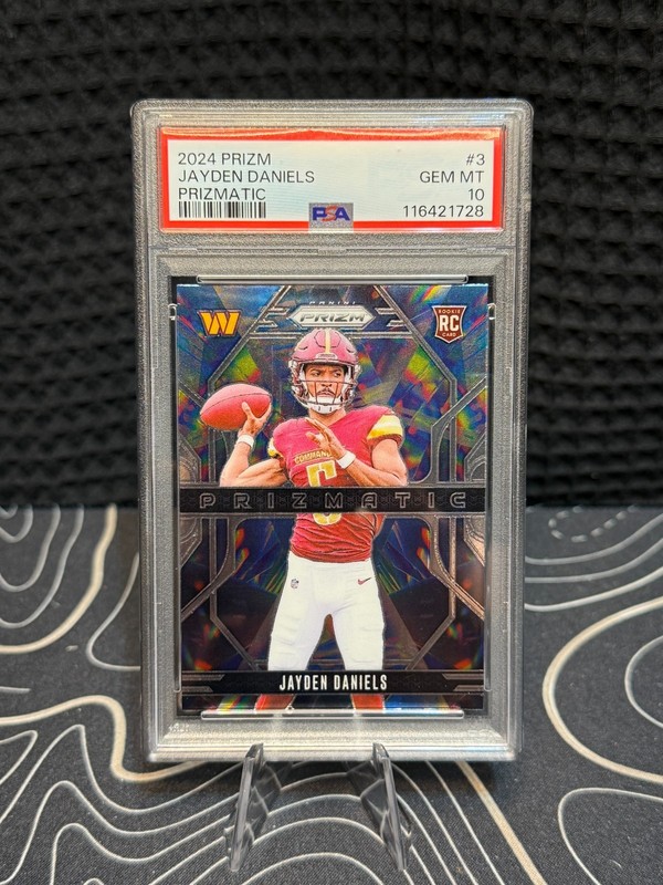 2024 Panini Prizm - Prizmatic Jayden Daniels #3 (RC) GEM MT PSA 10