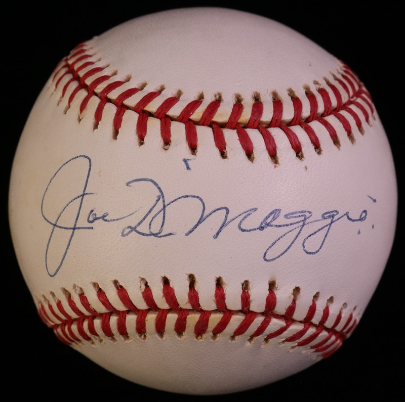 Joe DiMaggio Signed Autographed OAL Rawlings Baseball PSA COA AT04127 Yankees