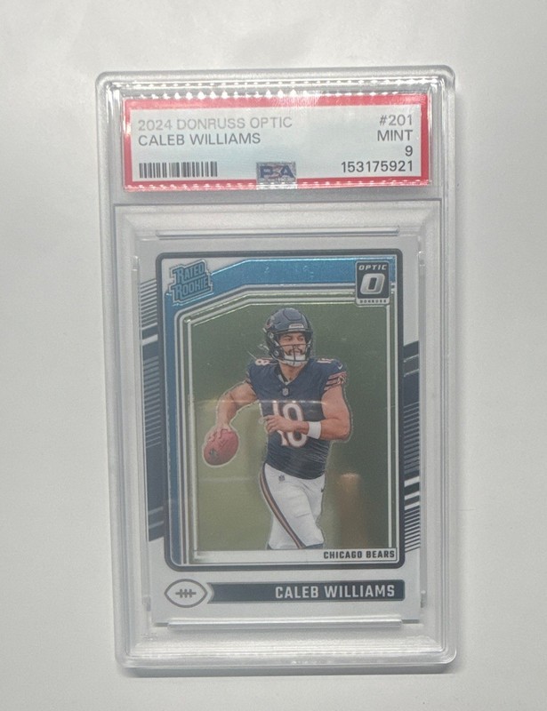 2024 Panini Donruss Optic Rated Rookie Caleb Williams PSA 9