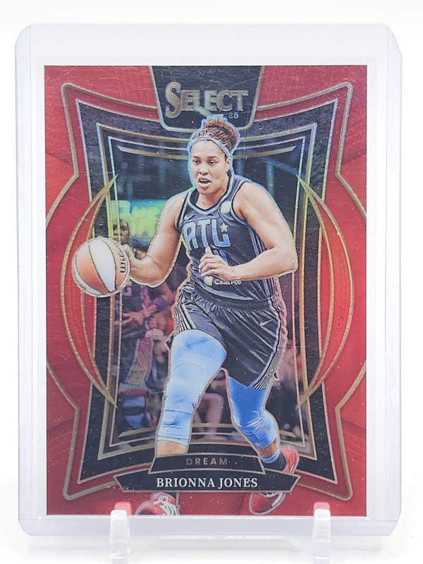 BRIONNA JONES 2025-26 SELECT WNBA CONCOURSE RED PRIZM /149 #18 DREAM Q0154