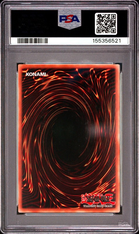 Crystal Clear Wing Synchro Dragon LED8-EN005 1st Ed-ghost Rare Yugioh PSA 9 *521 view 2