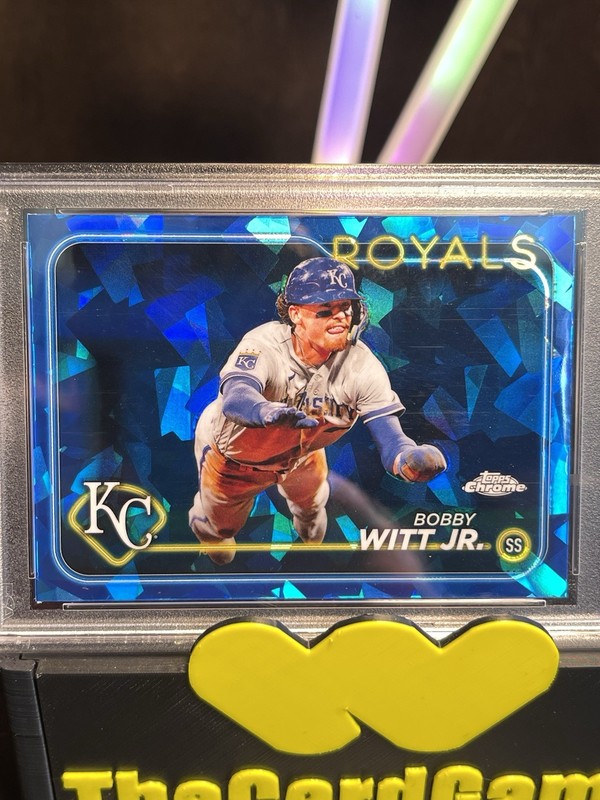 2024 Topps Chrome Sapphire Bobby Witt Jr. #254 Royals PSA 10 Royals! view 2
