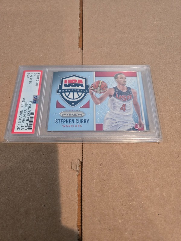 2015 Panini Prizm USA Basketball #16 Stephen Curry - PSA 10 GEM MT