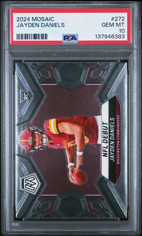2024 Panini Mosaic Jayden Daniels #272 PSA 10