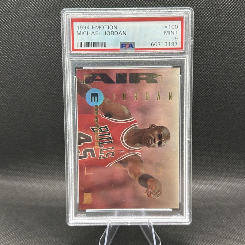 1994 E-MOTION #100 MICHAEL JORDAN PSA 9