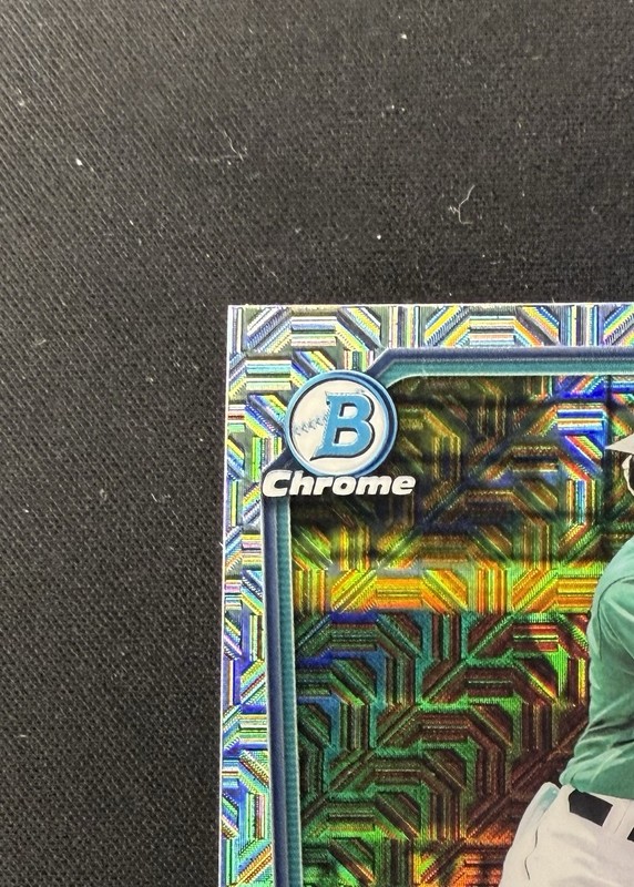 2026 Bowman Chrome Yorger Bautista Mojo Refractor Auto Mariners BMA-YB view 2