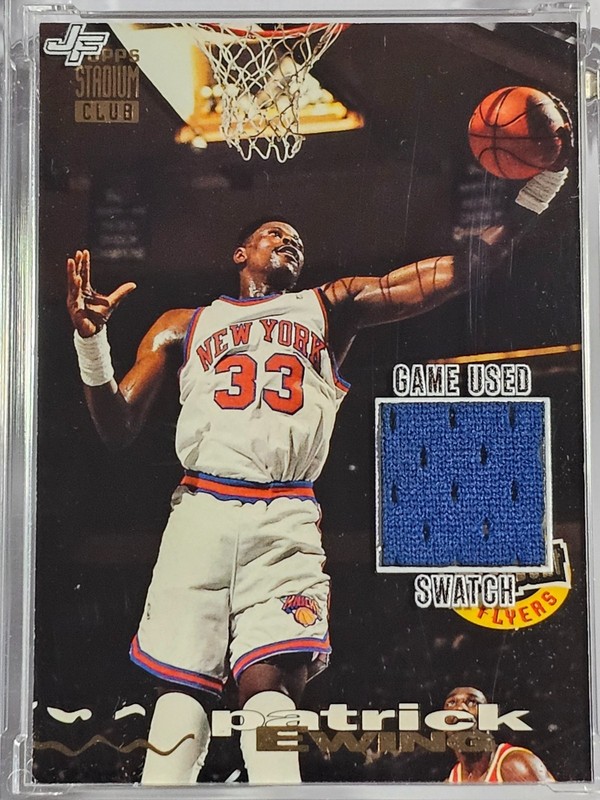 Patrick Ewing 2025 JERSEY FUSION Game Used Swatch #PE86 Knicks