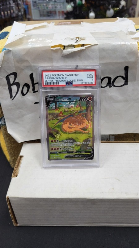 2022 CHARIZARD V ULTRA PREMIUM COLLECTION UPC PROMO POKEMON TCG PSA 9 #SWSH260