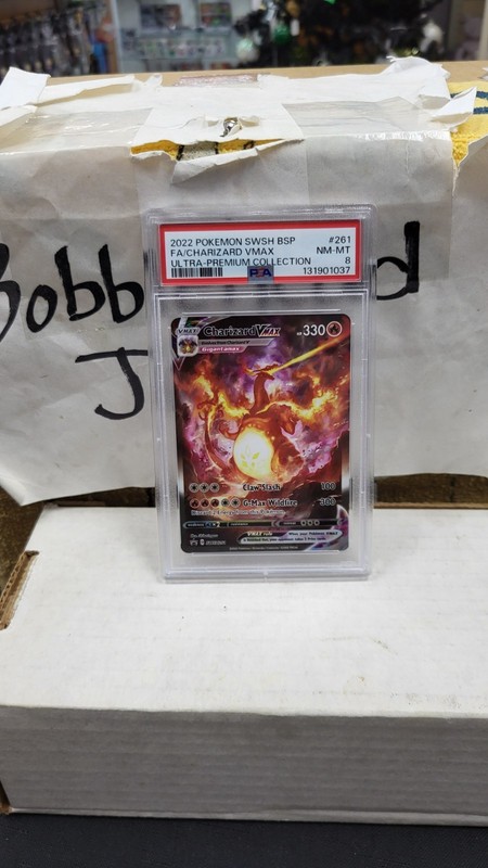 2022 CHARIZARD VMAX ULTRA PREMIUM COLLECTION UPC PROMO POKEMON PSA 8 #SWSH261