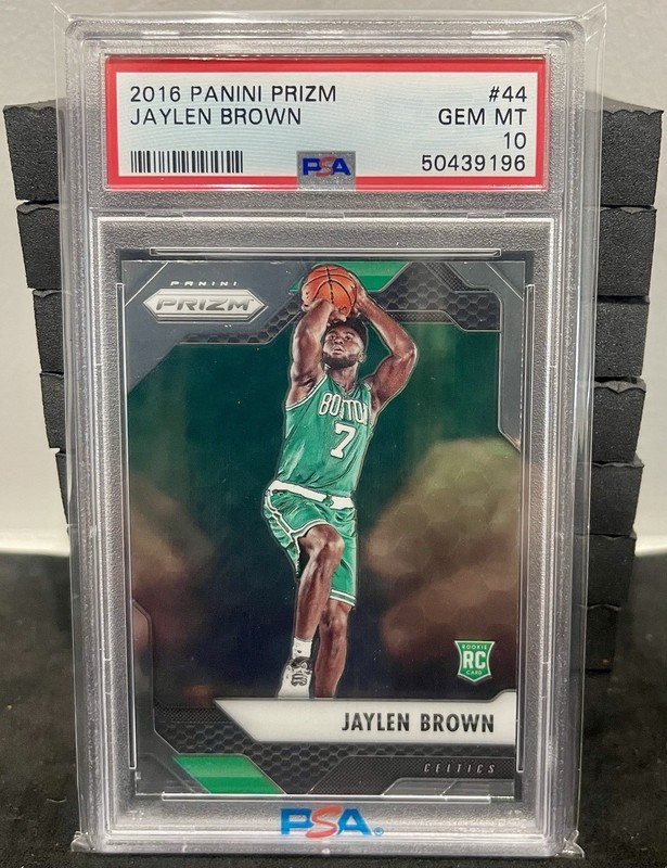 2016-17 Panini Prizm Jaylen Brown #44 (RC) PSA 10 Gem Mint Boston Celtics
