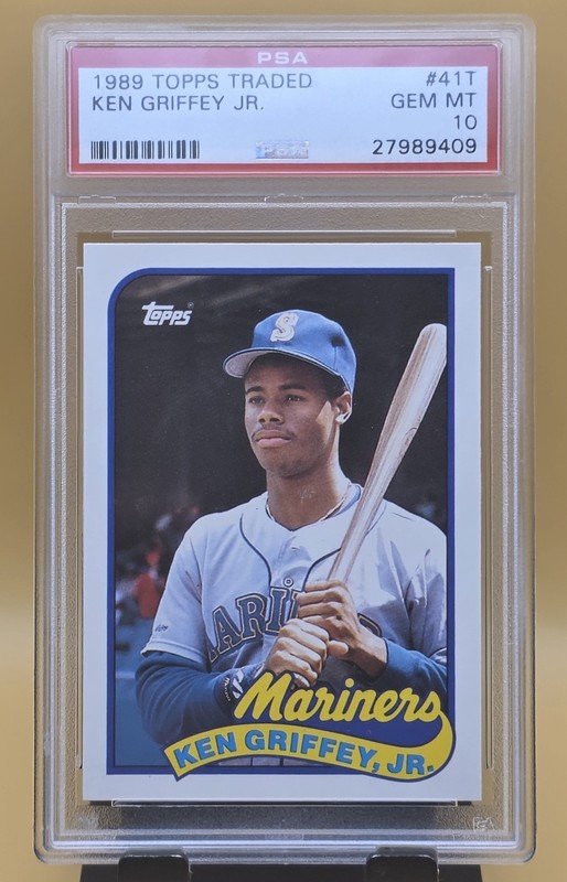 1989 Topps Traded Ken Griffey Jr. Rookie RC #41T PSA 10 GEM MINT Mariners