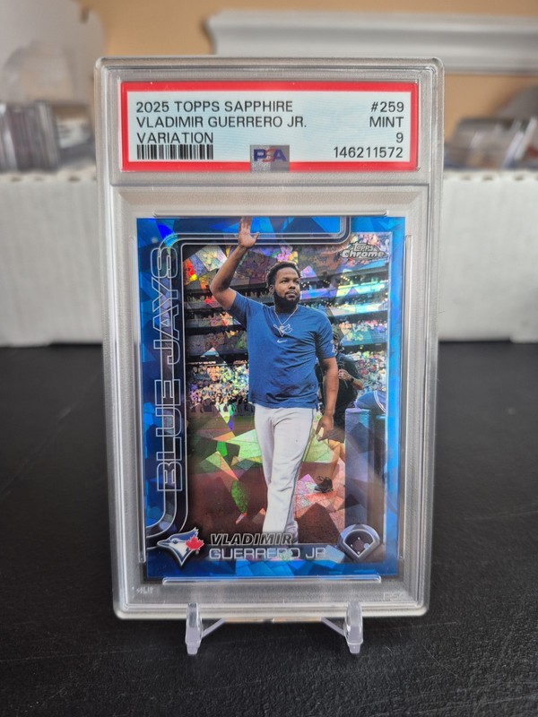 Topps Sapphire 2025 Vladimir Guerrero Jr. Variation #259 PSA 9 Blue Jays