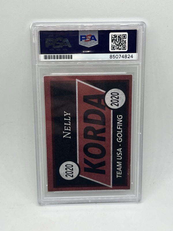 NELLY KORDA Psa Authentic Auto Autograph Team USA Olmypics Gold Medal U.S. Open view 2