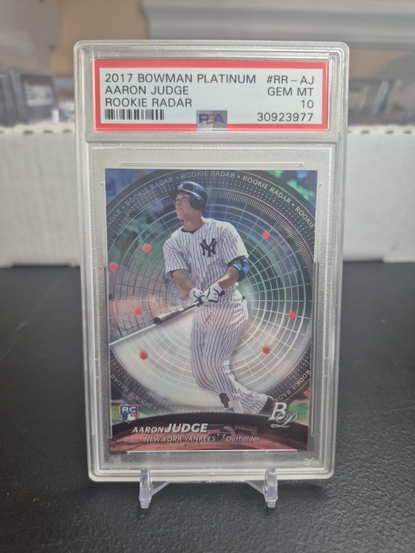 2017 BOWMAN BEST AARON JUDGE ROOKIE RADAR RC #RR-AJ PSA 10 GEM MINT YANKEES